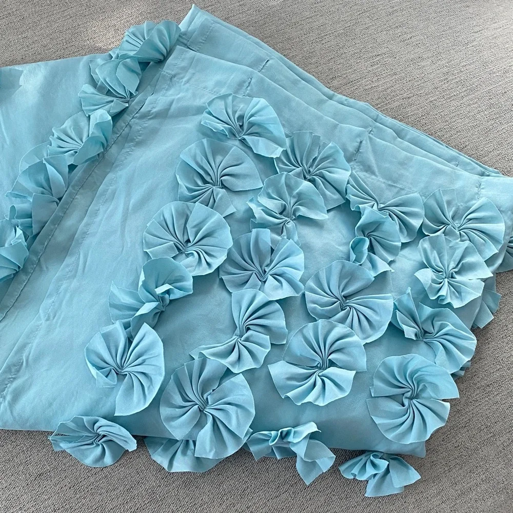Lush Decor Pretty Blue Shower Curtain